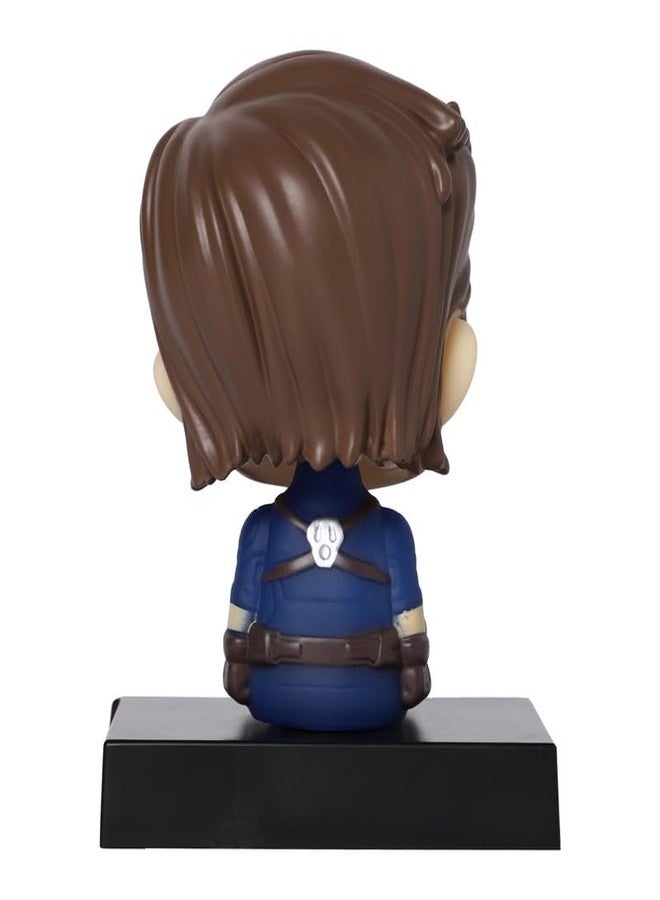 omuda Super Hero Action Figure Limited Edition Bobblehead with Mobile Holder for Car Dashboard, Office Desk & Study Table (Captain America) - Image 4